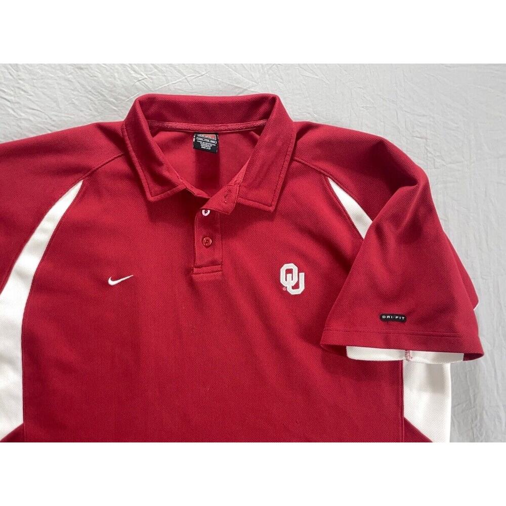 Nike Team Dri-Fit Vintage Pique Sideline Polo Shirt. Ohio State Stitched. 2XL.